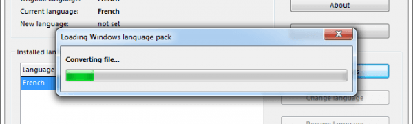 Utilitar pachet lingvistic windows