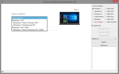 Windows iso downloader